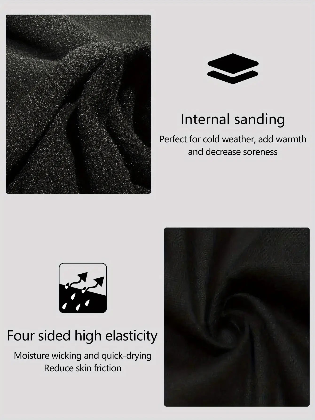 Womens Fleece Lined High Waist Yoga Pants With Pockets