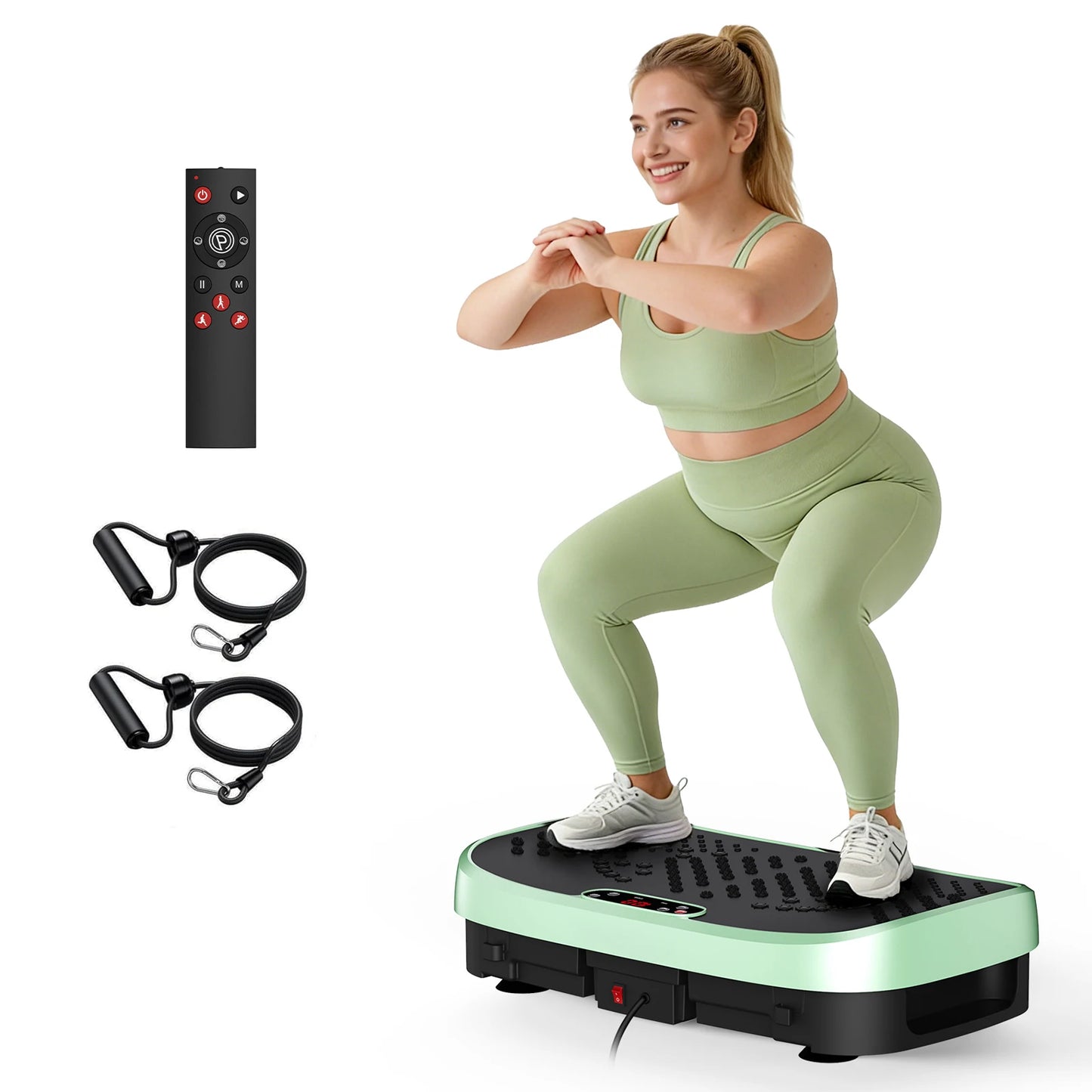 Vibration Plate Fat Burning Machine 120 Speed Levels 330 Lbs