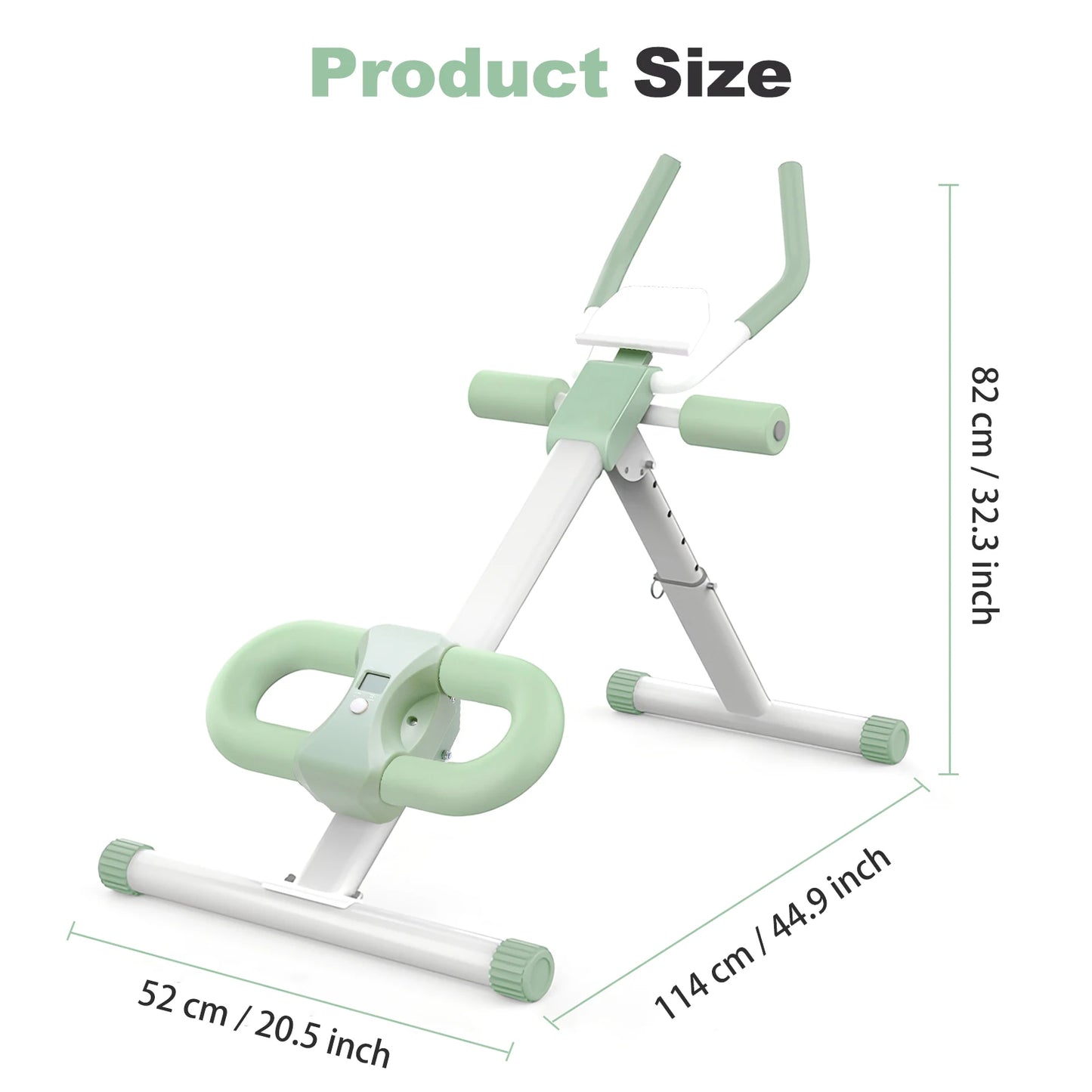 Abdominal Folding Crunch Trainer For Home Gym Core Workout Machine