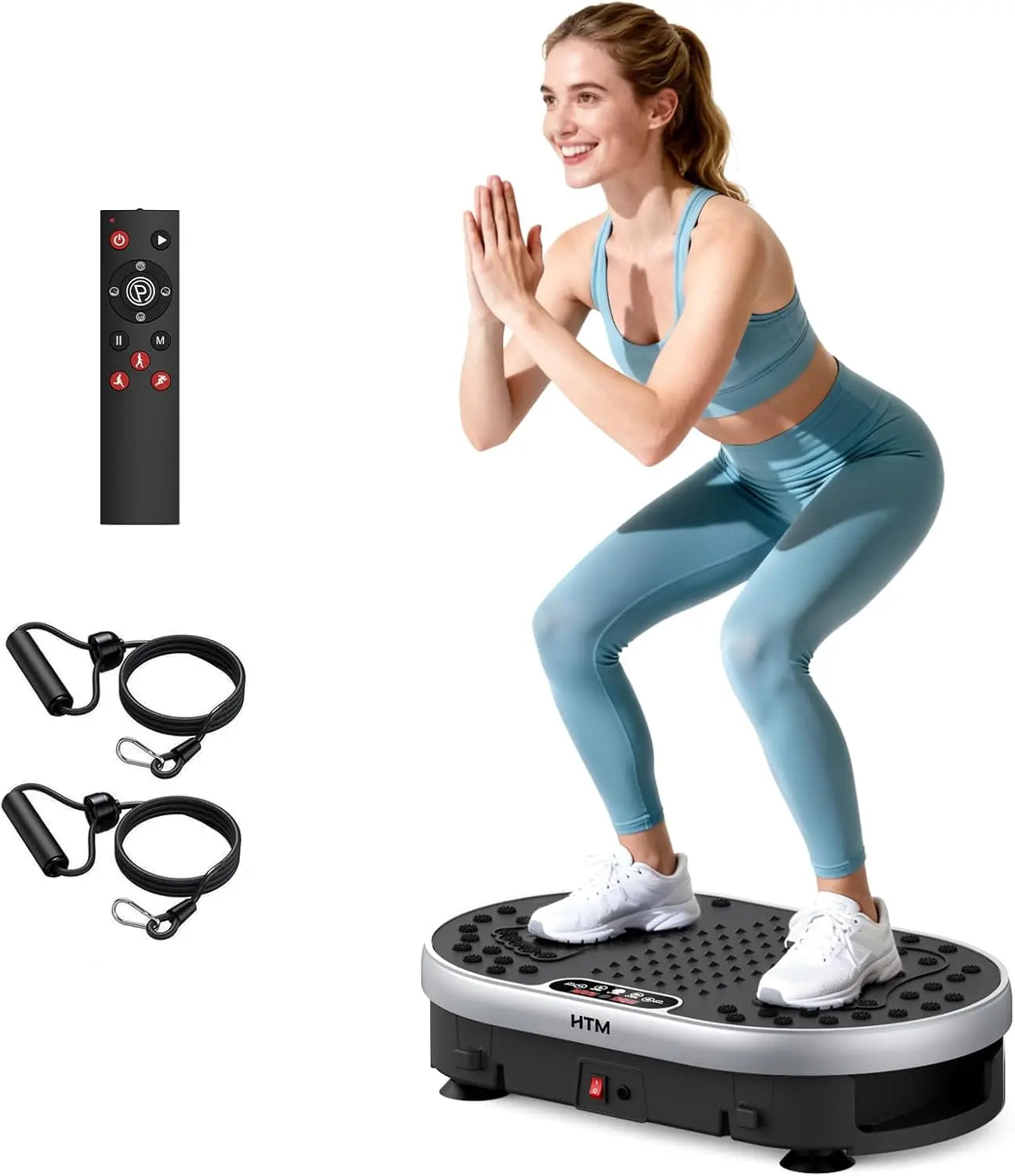 HTMM Vibration Plate Exercise Trainer With 120 Levels
