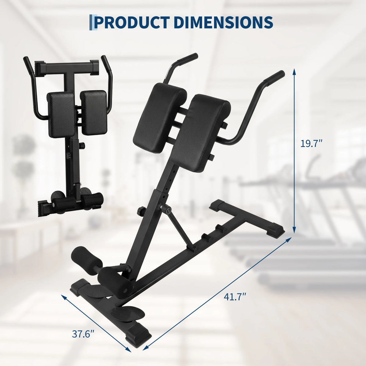 HiMiss Multifunctional Hyperextension Roman Chair Home Gym Equipment