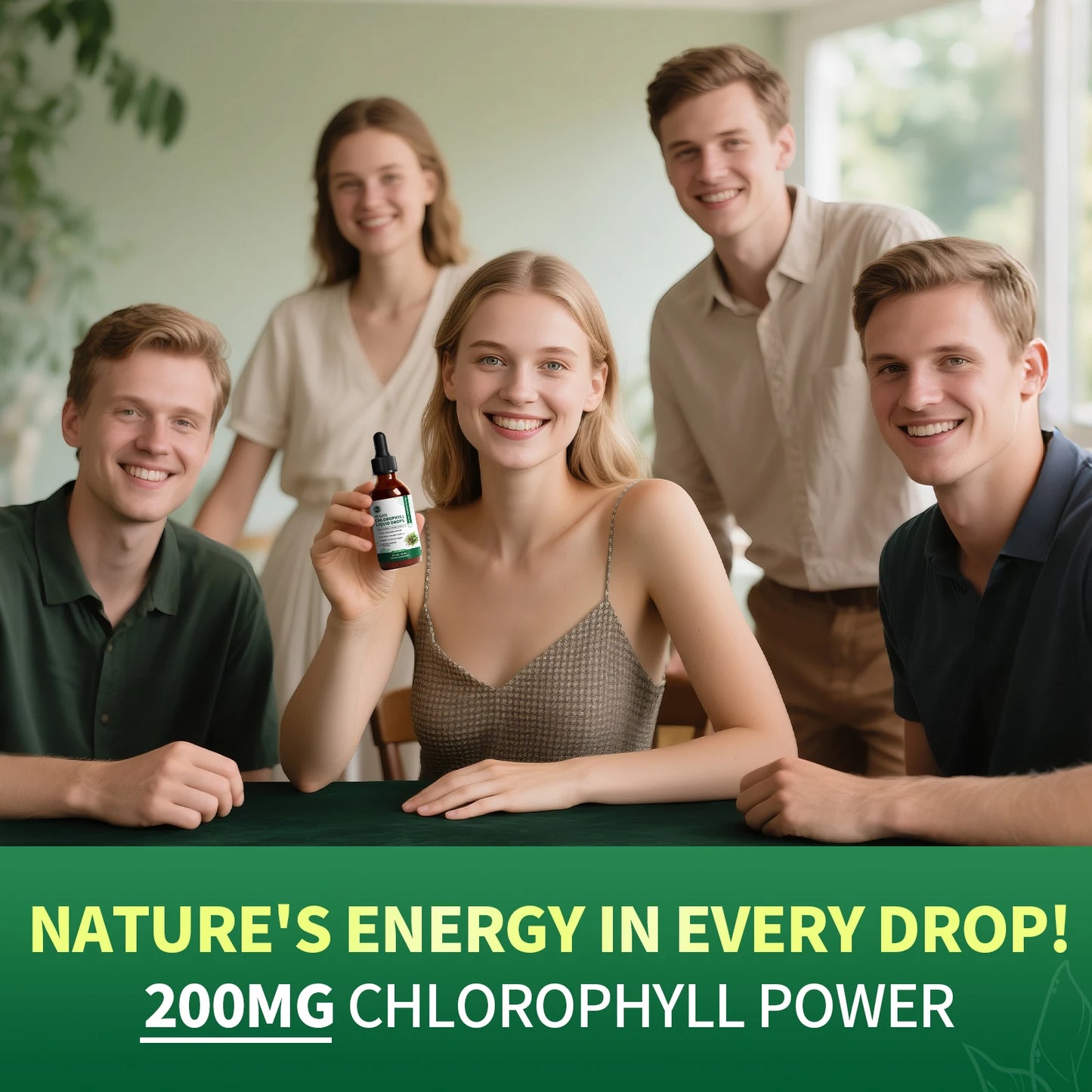 MINCH Chlorophyll Liquid Drops 4X Concentrated Supports Cleansing And Immunity