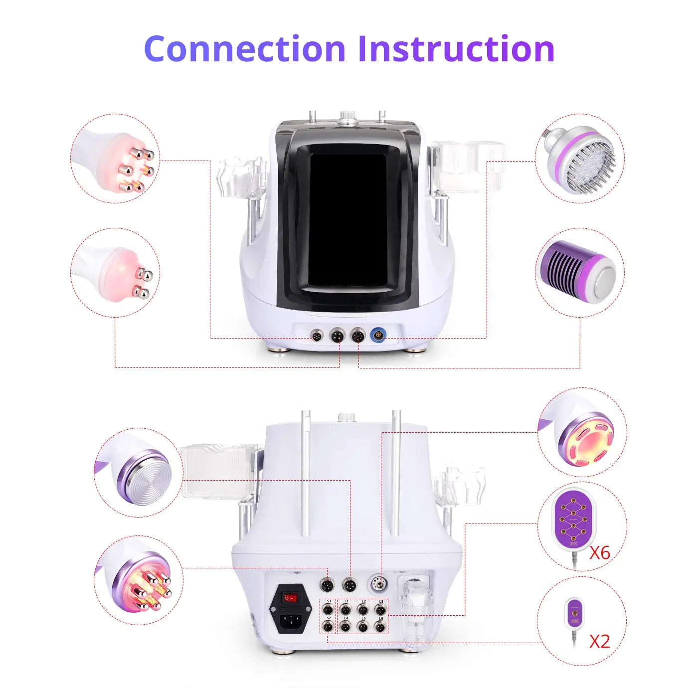 Mychway Cavitation 40k Skin Tightening Machine LS-78D2MAXSB