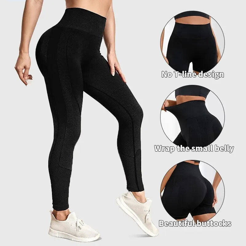 Yoga Sport Women Seamless Fitness Leggings For Gym