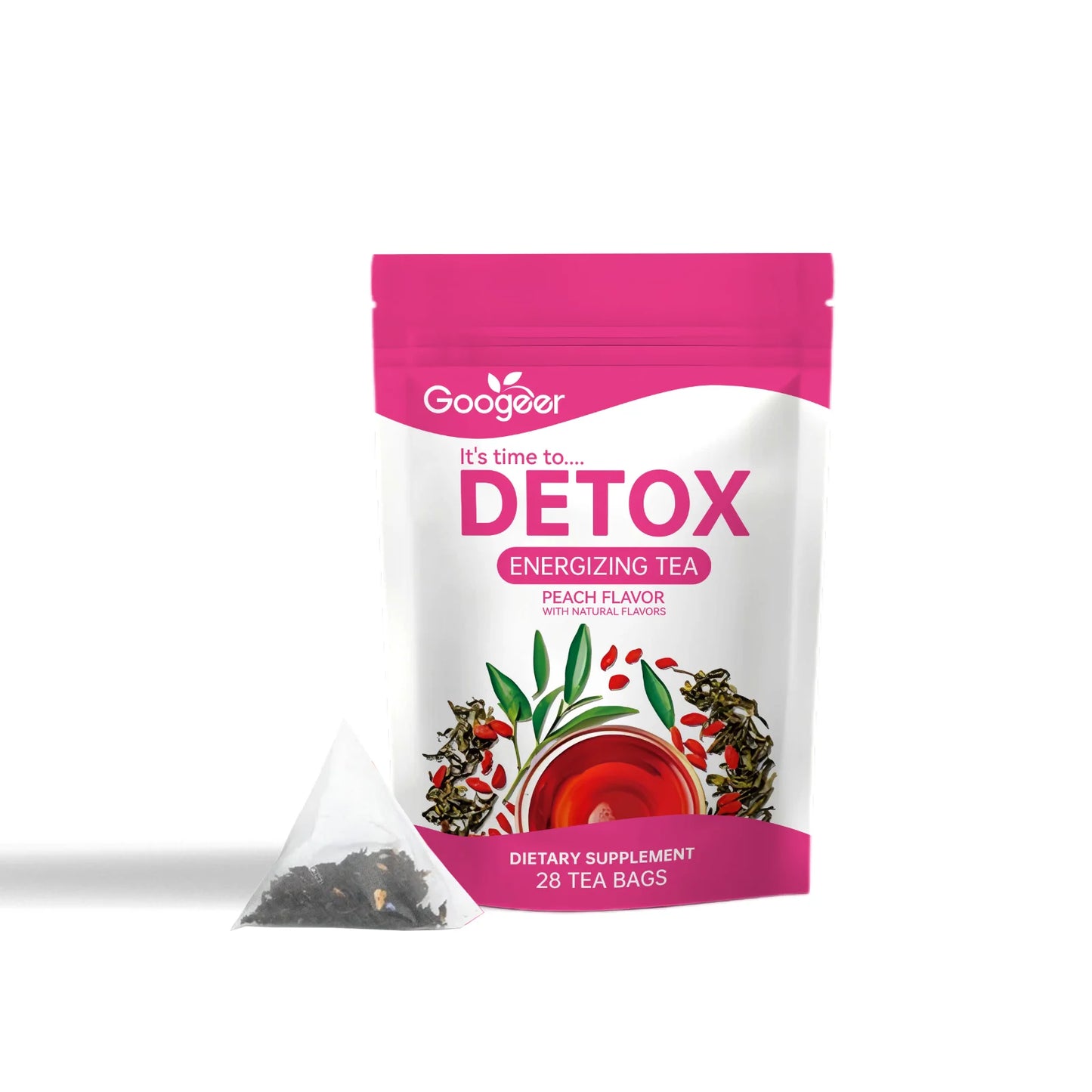 Googeer Herbal Detox Tea Abdomen Weight Loss Fat Burning