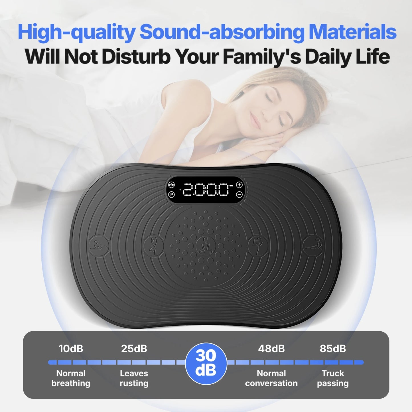 MERACH Vibration Plate For Weight Loss And Shaping With Bluetooth