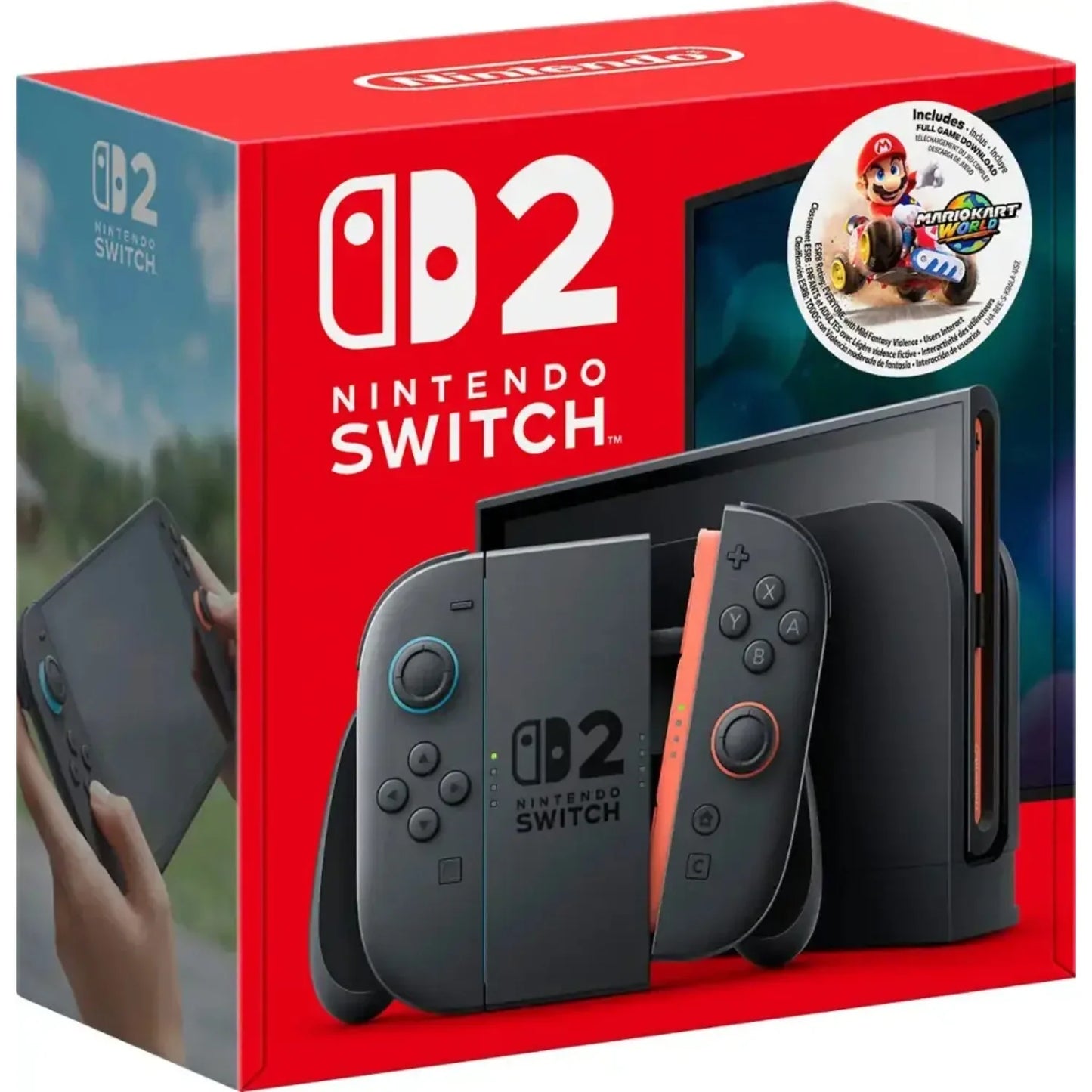 Nintendo Switch 2 Multi-Standard With Mario Kart World Bundle HK