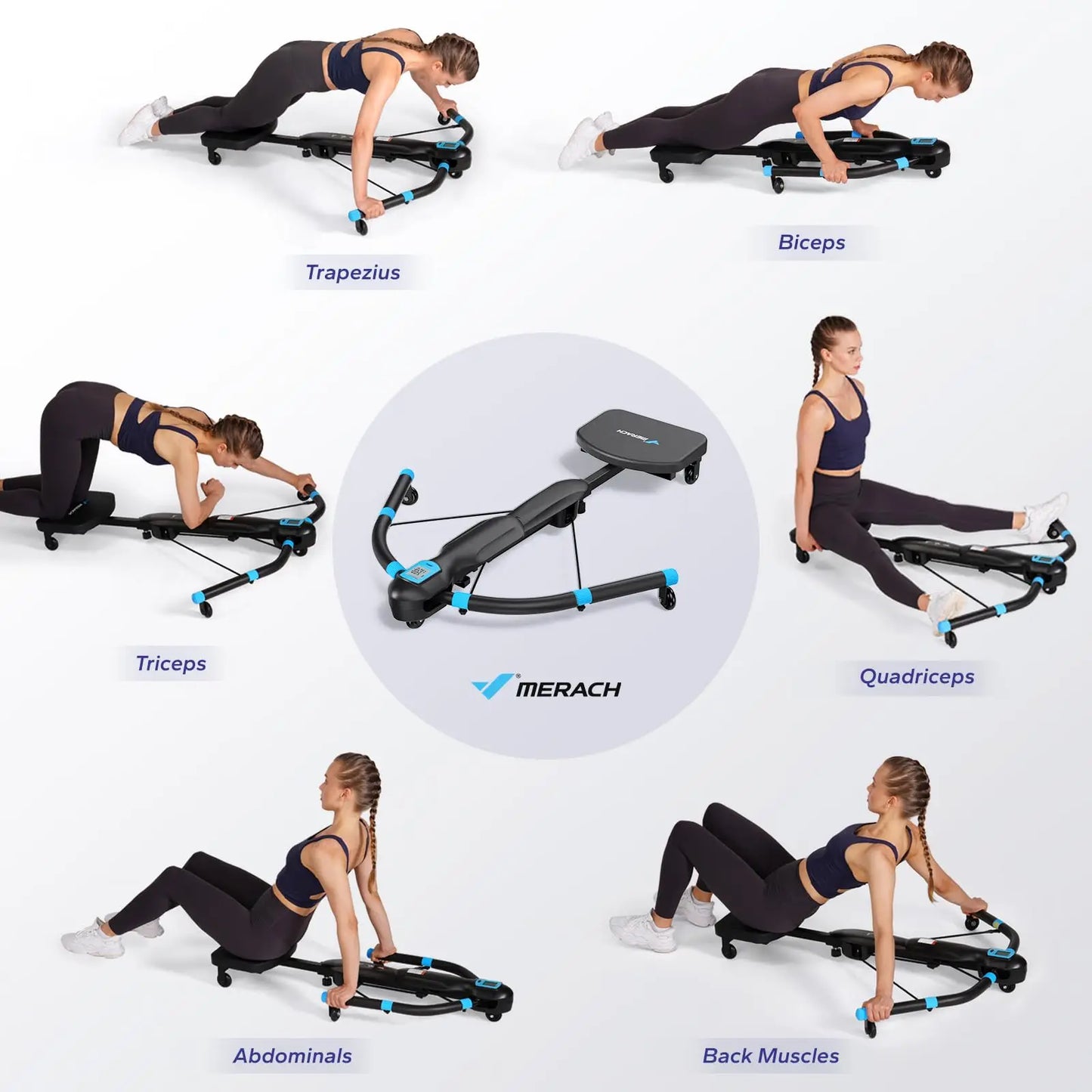 MERACH Core Trainers Ab Machines Multifunction Home Gym Equipment