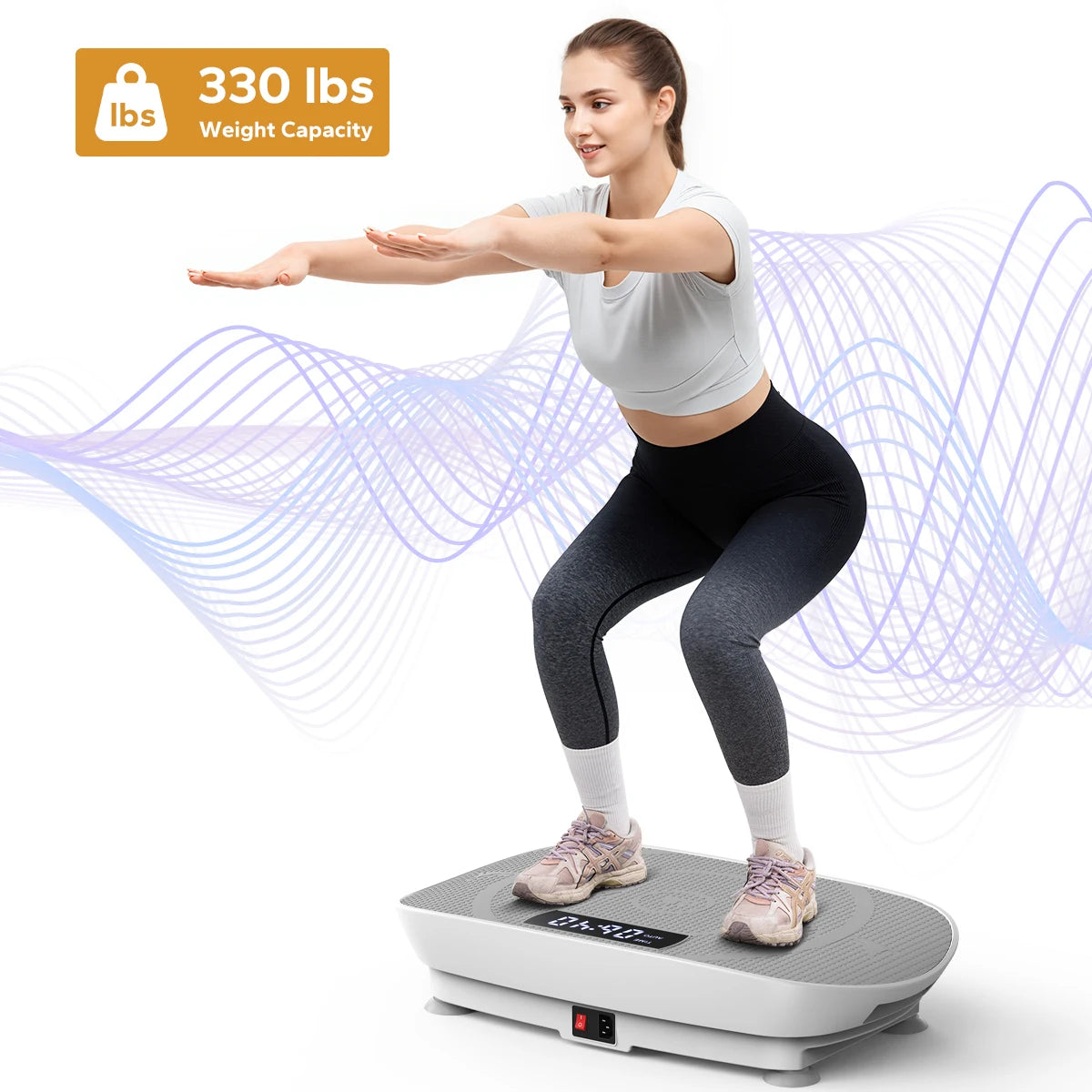 MERACH Vibration Plate Exercise Machine For Whole Body Workout