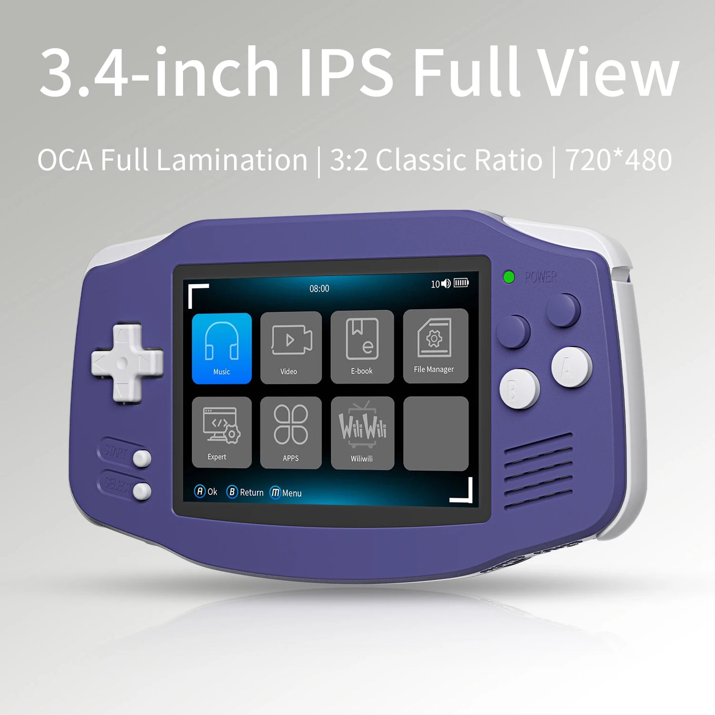 Anbernic RG34XX Handheld Game Console IPS Screen WiFi Bluetooth