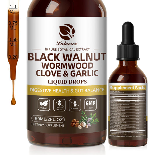 Beworths Lukaree Black Walnut Digestive Immune Drops With Wormwood