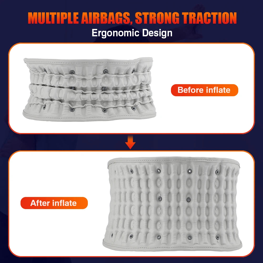 PASTSKY Inflatable Lumbar Traction Belt With Rechargeable Battery