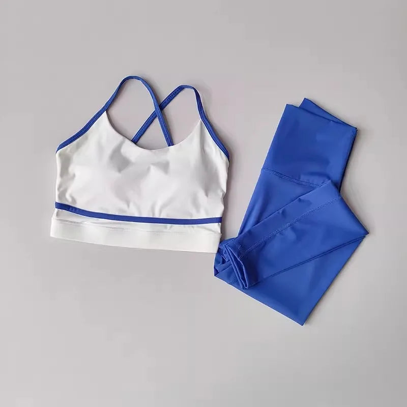 Women's 2-Piece Yoga Set High Waist Leggings And Sports Bra