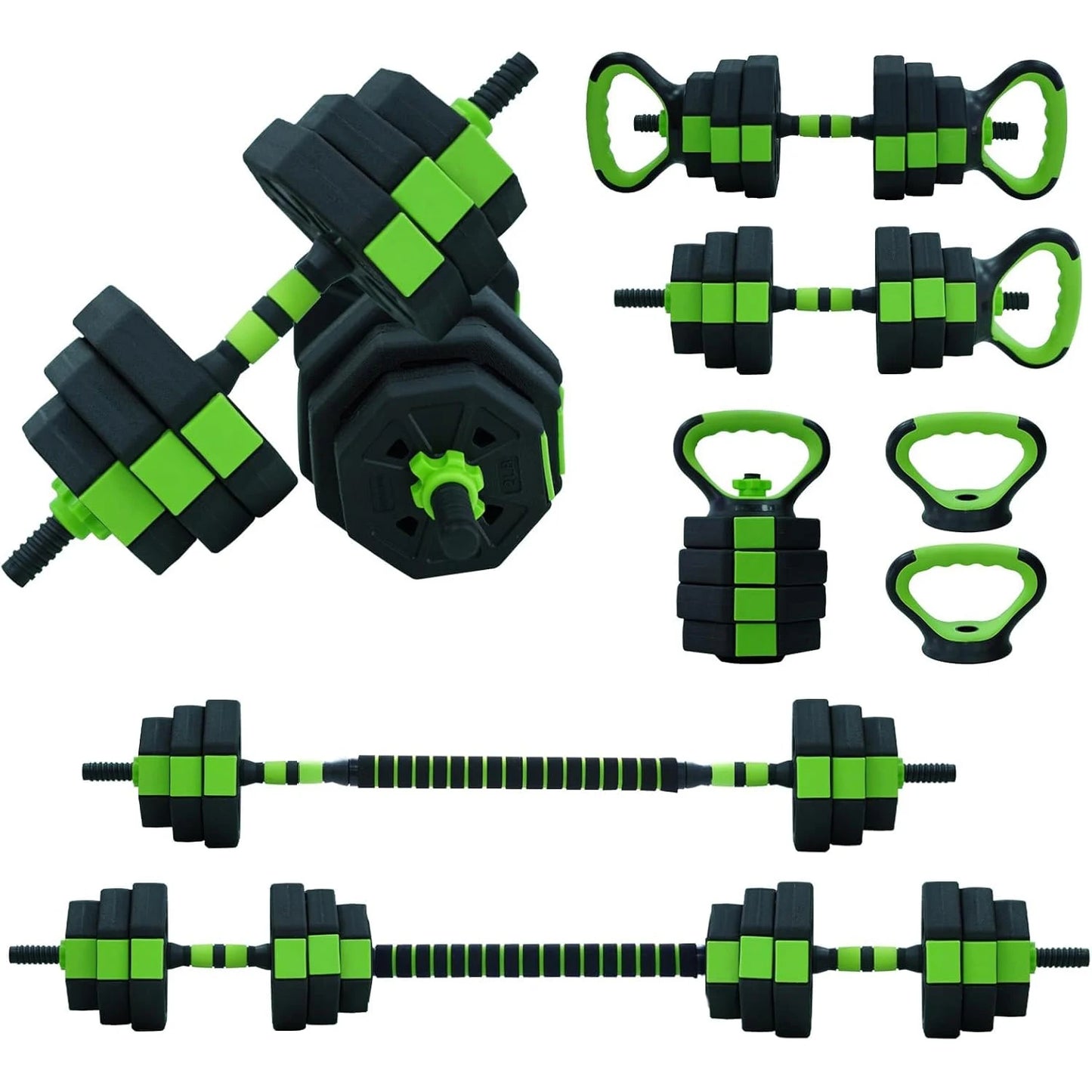HiMISS 4 In 1 Kettlebell Dumbbell Set For Home Gym