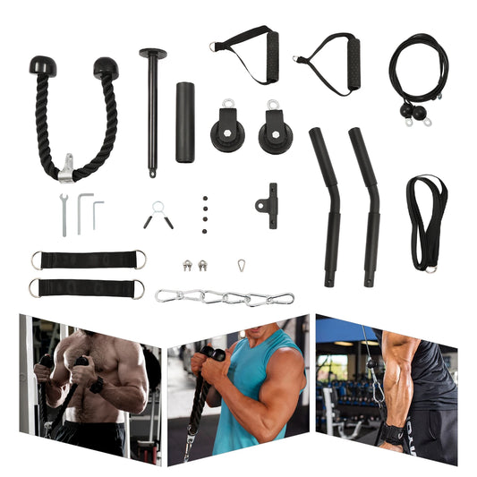Pulley System Gym Cable Lat Pull With 120kg Load Capacity