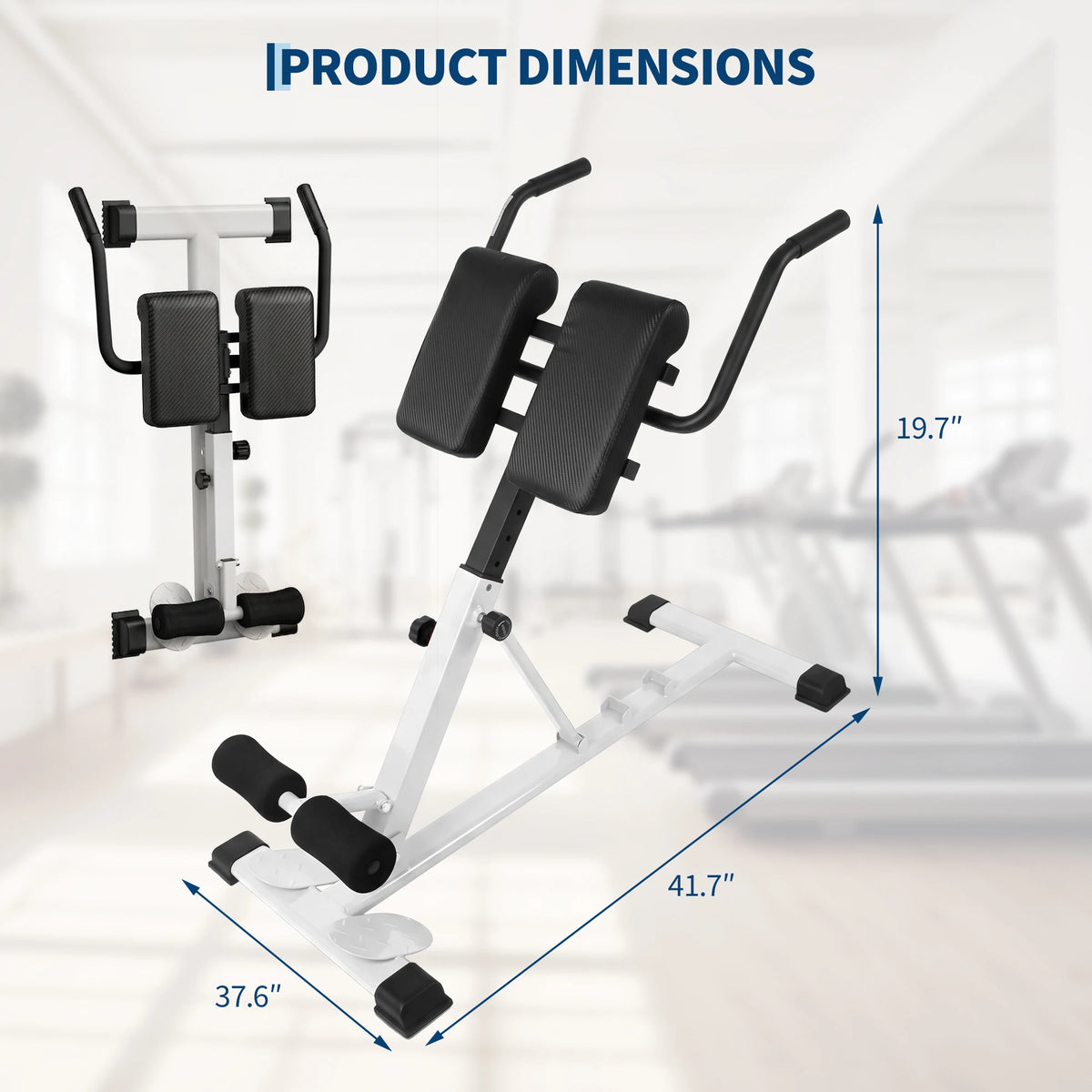 HiMiss Multifunctional Hyperextension Roman Chair Home Gym Equipment