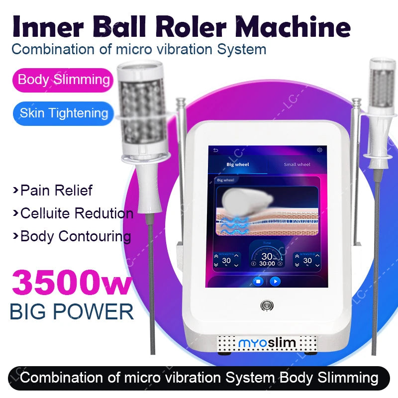 EMSZE Inner Ball Roller Slimming Massager 360 Rotating Cellulite Reduction
