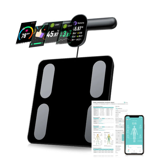 Smart Scale With BMI And Body Fat Analysis App Sync