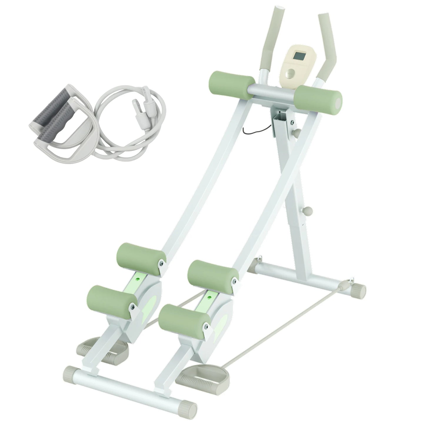 Monorail Ab Machine Ab Cruncher Fitness Trainer With Four Levels