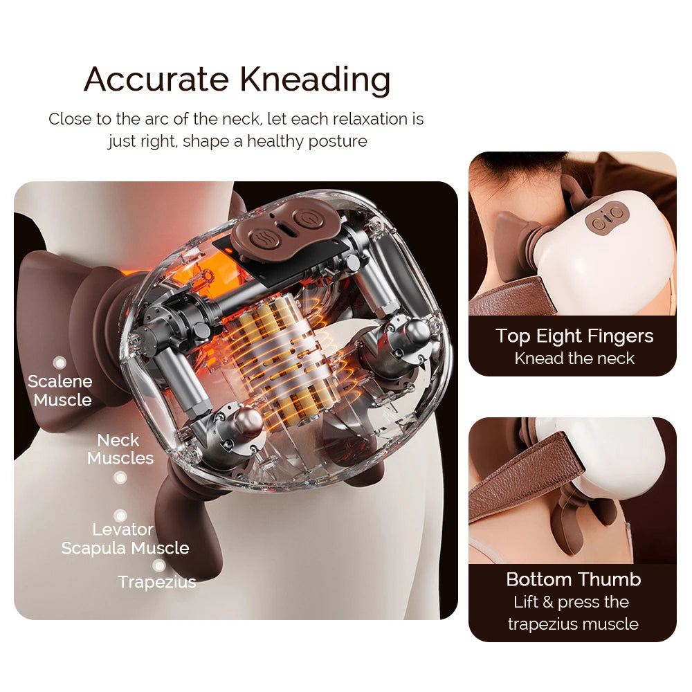 Foreverlily Bionic Neck Massager And Shoulder Massager