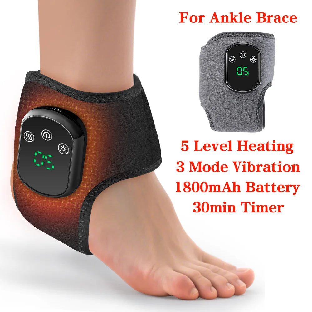 MOFAJIANG Electric Ankle And Wrist Massager With Hot Compress