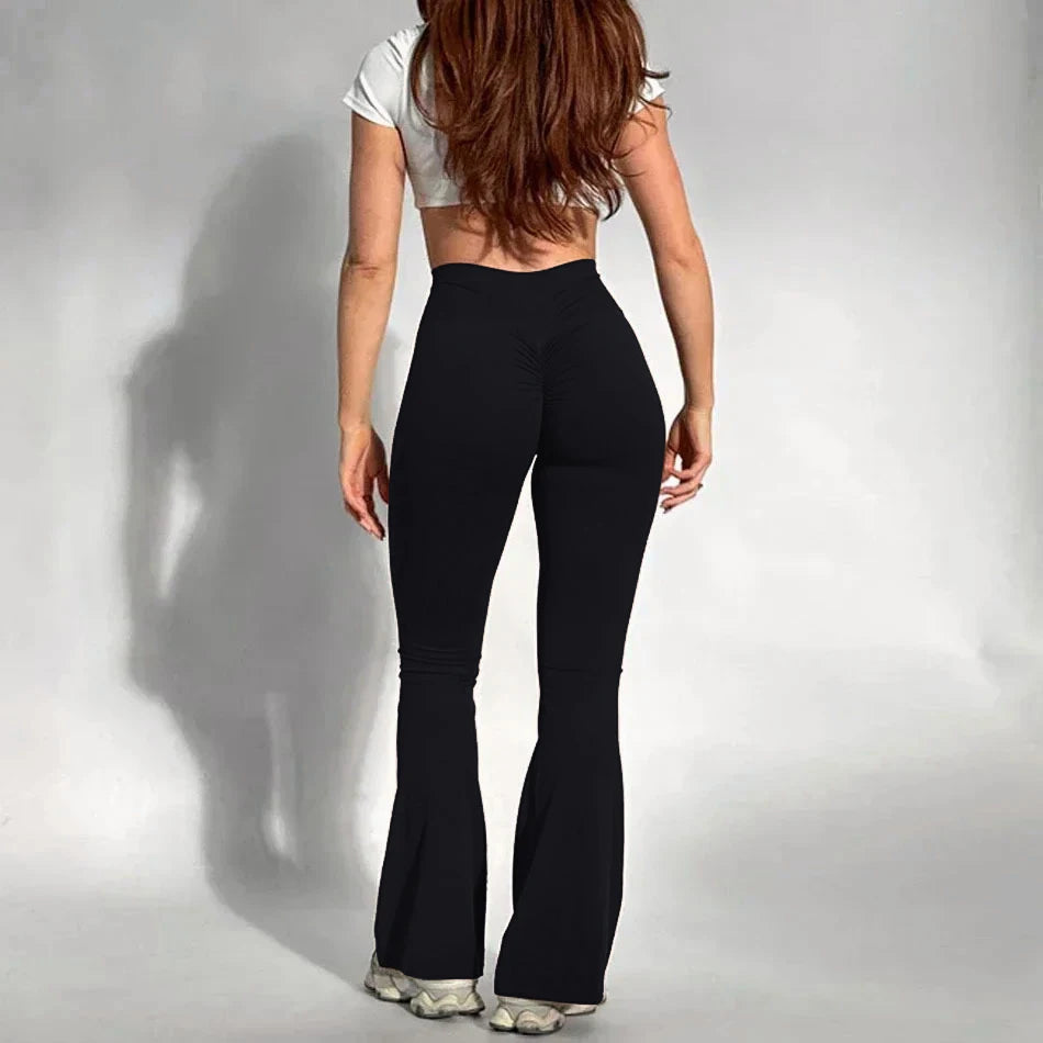 High Waist Yoga Leggings for Women with Scrunch Butt Detail