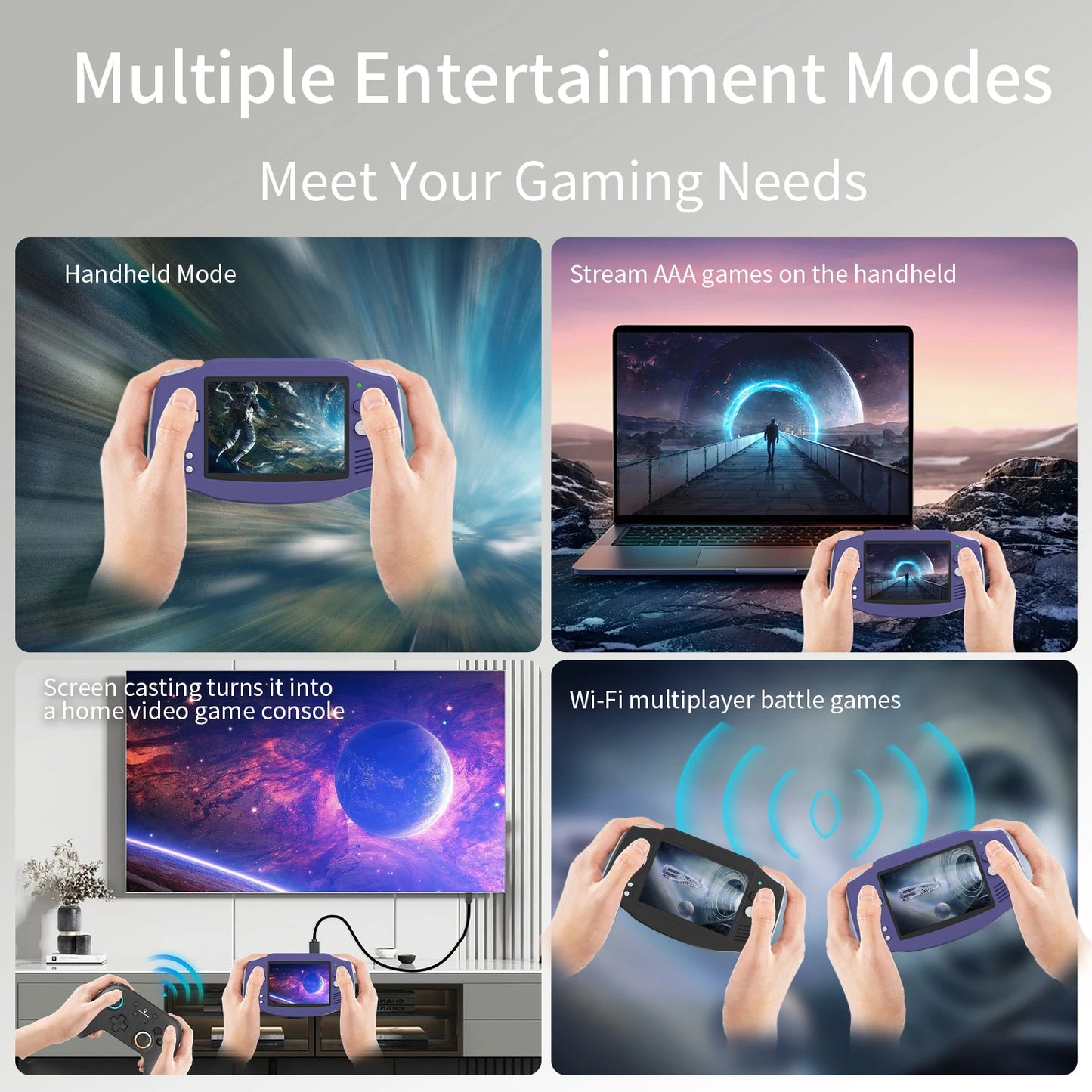 Anbernic RG34XX Handheld Game Console IPS Screen WiFi Bluetooth