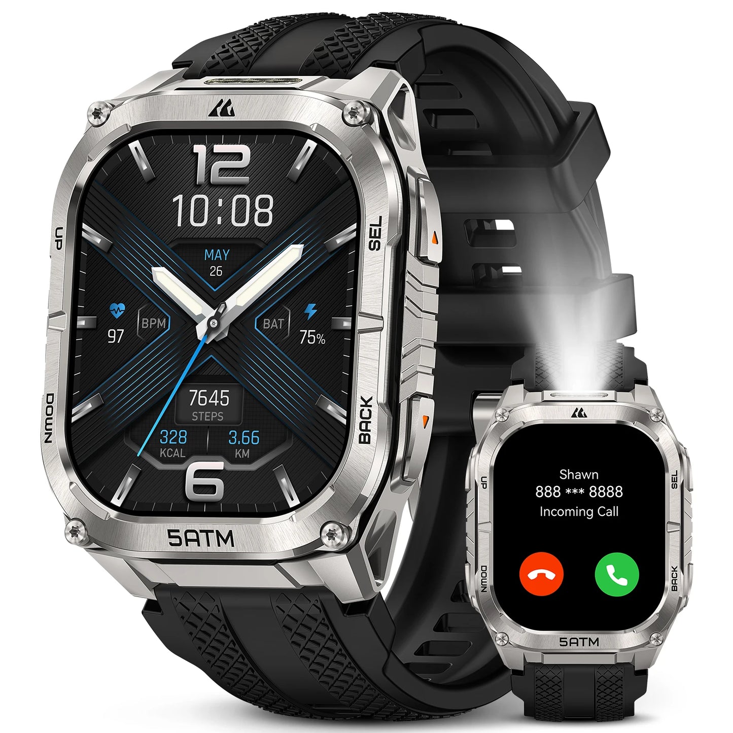 Kospet Tank M4C Rugged Smartwatch for Men With GPS