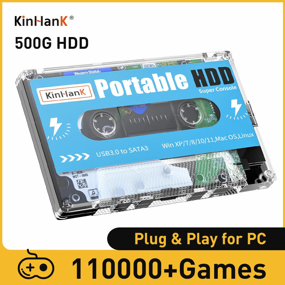 KINHANK Super Console X Retro Gaming HDD Batocera 110000 Games