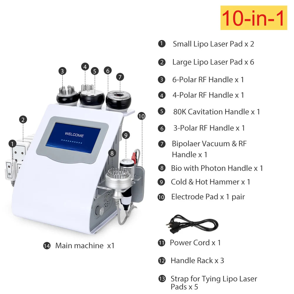 Aristorm Cavitation 80K Body Slim RF Vacuum Sculpting Anti Wrinkle