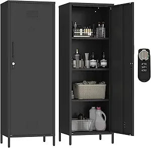 Metal Storage Locker With Digital Lock For School And Home