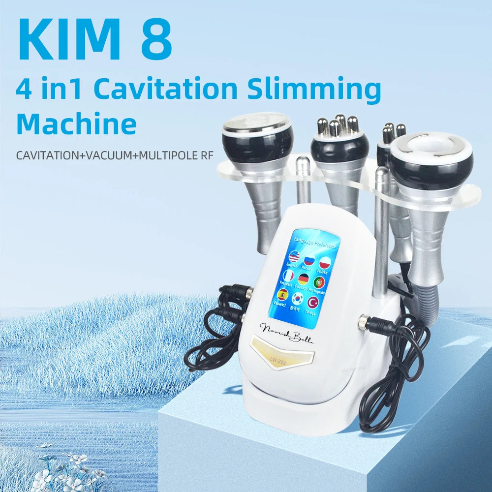 Sentidos 4 In 1 40K Ultrasonic Cavitation Machine Body Slimming Facial