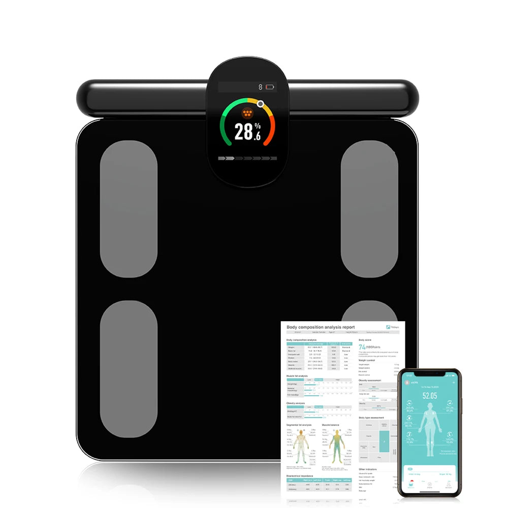 Smart Scale With BMI And Body Fat Analysis App Sync