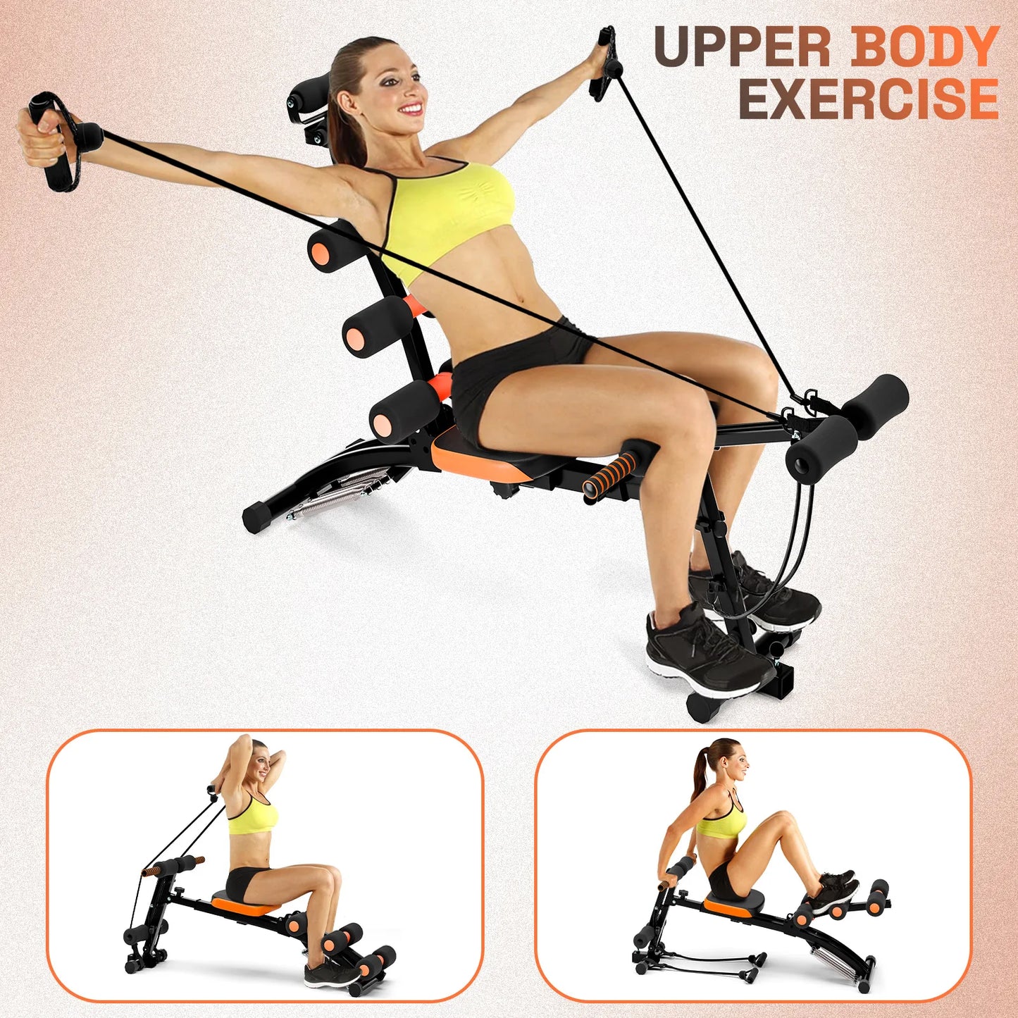 Six In One Multifunctional Abdominal Machine Waist And Sit Ups