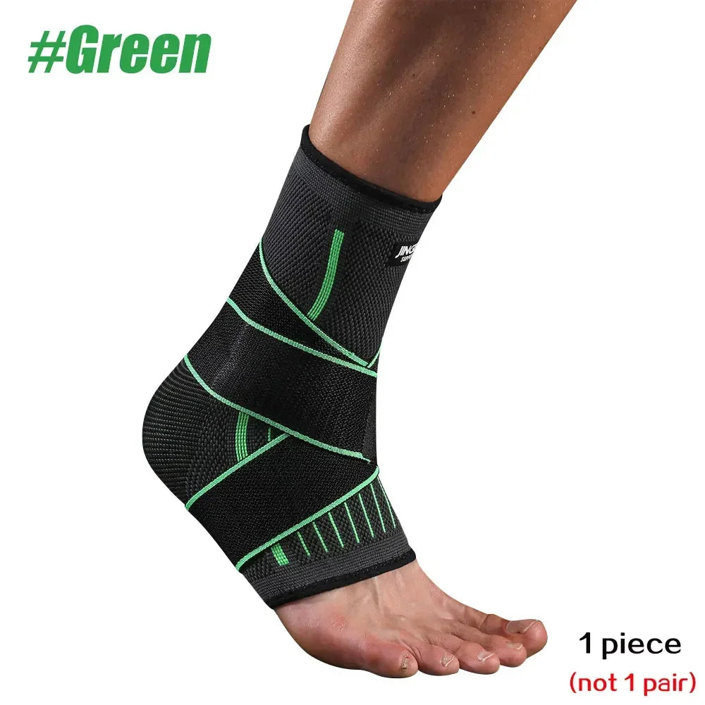 Ankle Brace Compression Sleeve Adjustable Support for Sprains and Injuries