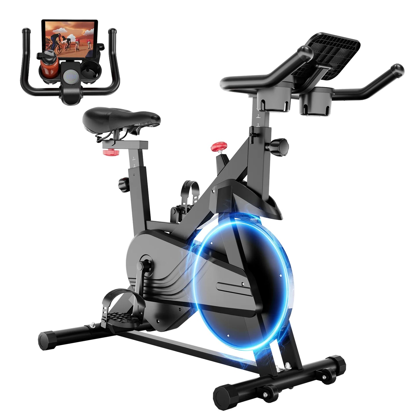 Superun 32 Level Magnetic Resistance Quiet Exercise Bike For Home