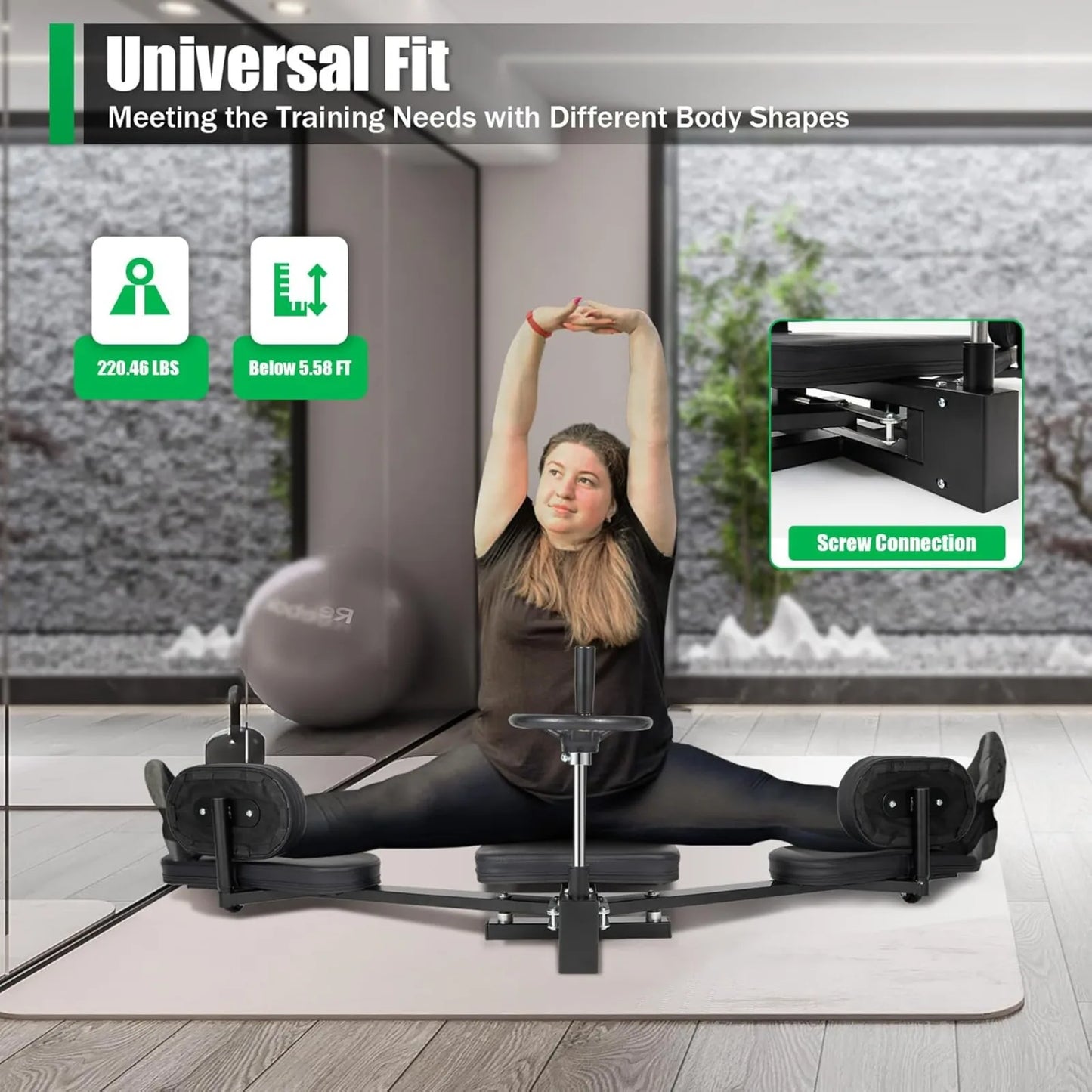 Leg Stretcher Machine For Flexibility Training And Fitness