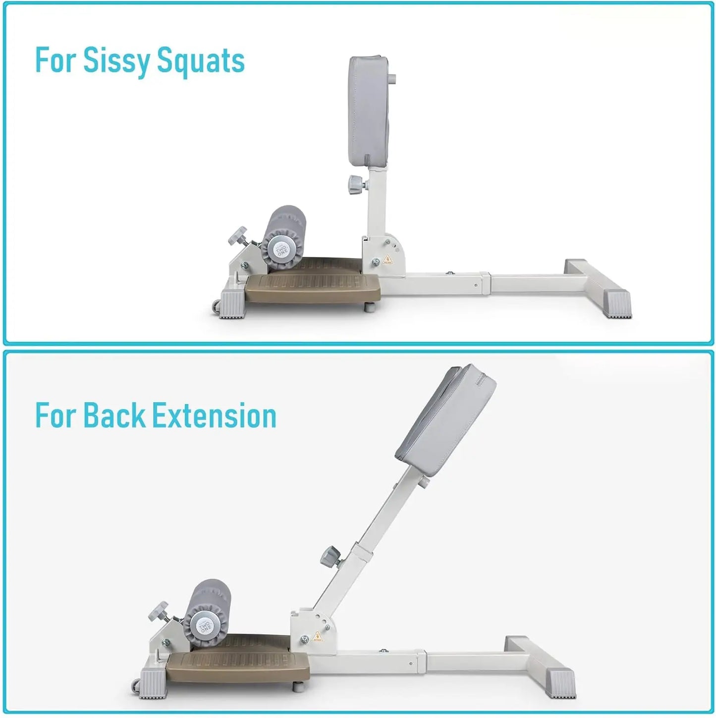 Deluxe Sissy Squat Bench for Home Gym and Leg Exercise