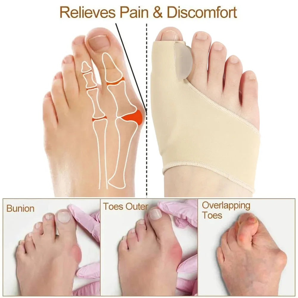 Toe Separator Hallux Valgus Bunion Corrector Orthotics