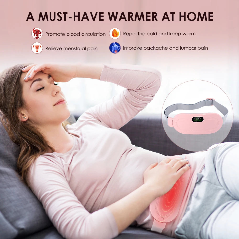 Hailicare Menstrual Heating Pad Warm Palace Belt For Pain Relief