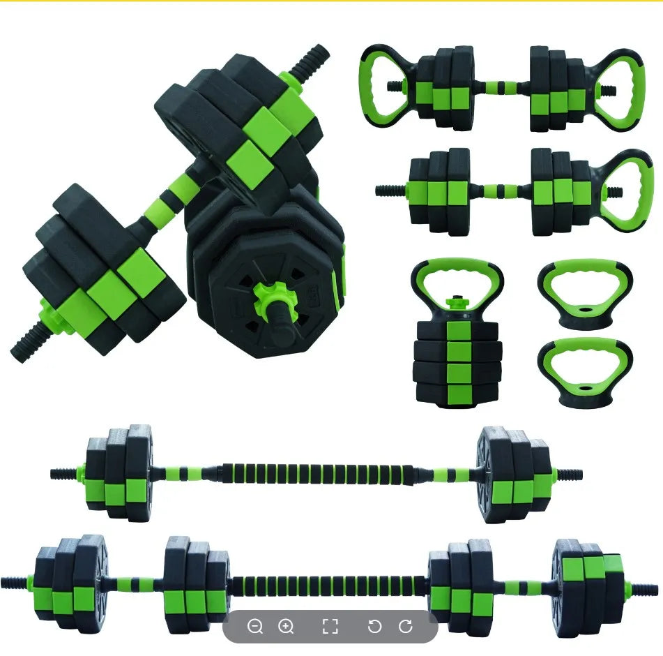 HiMISS 4 In 1 Kettlebell Dumbbell Set For Home Gym
