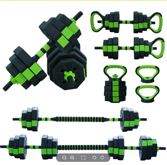HiMISS 4 In 1 Kettlebell Dumbbell Set For Home Gym