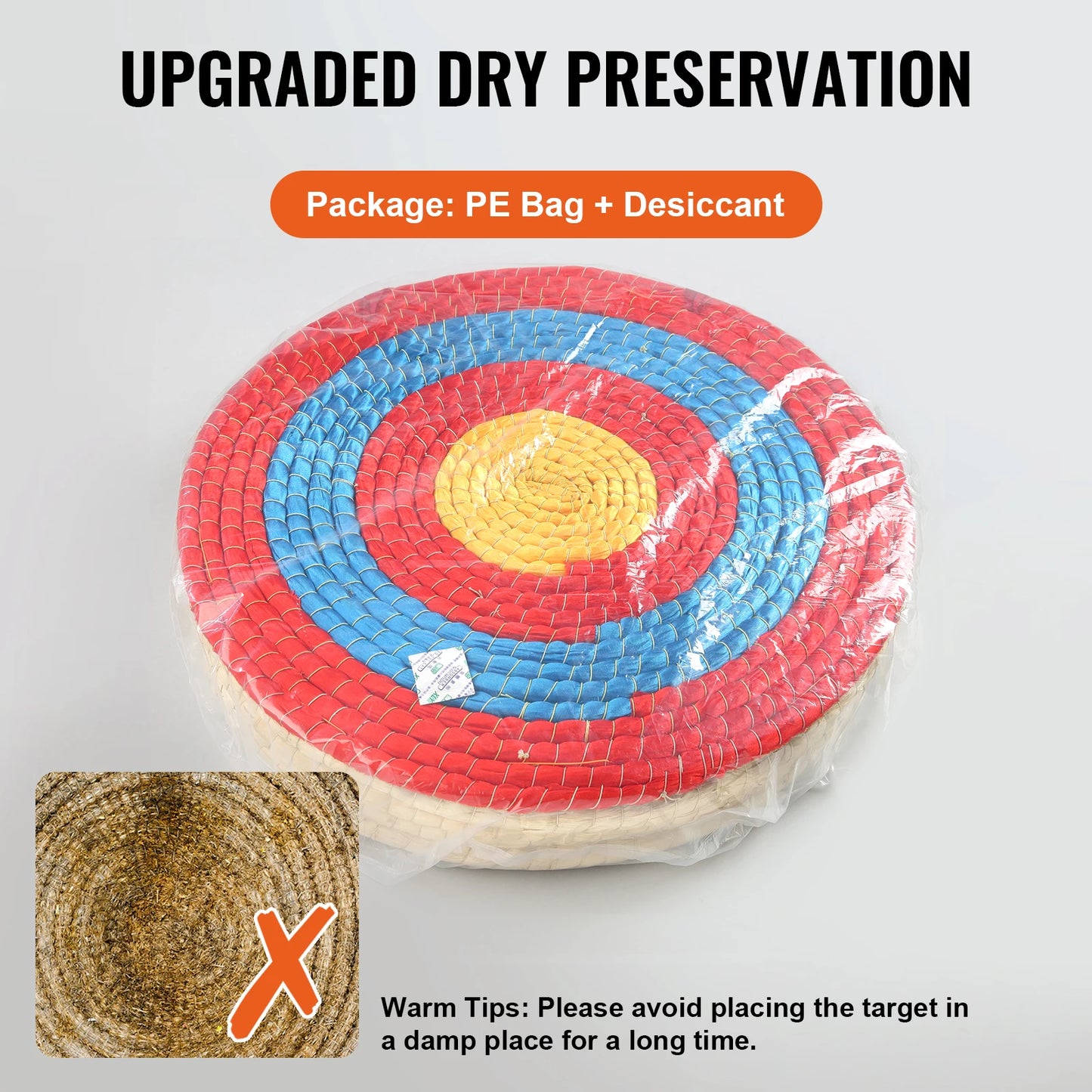 SucceBuy Traditional Round Straw Archery Target For Practice