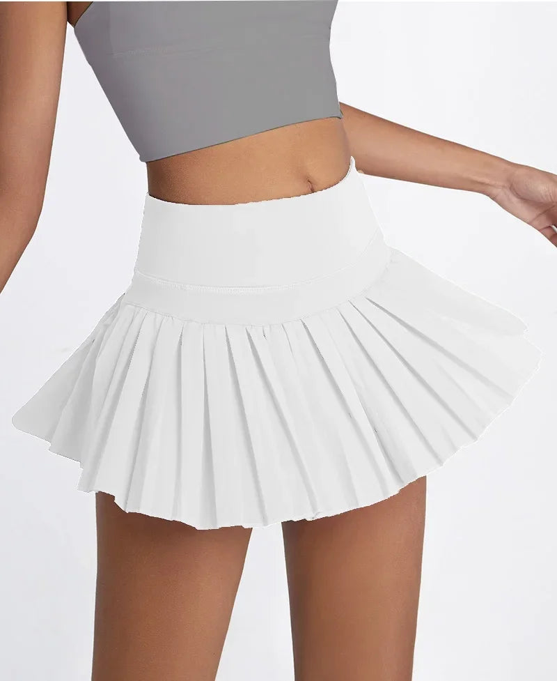 Cloud Rise Pocket Tennis Skirt Skort for Women Breathable Elastic