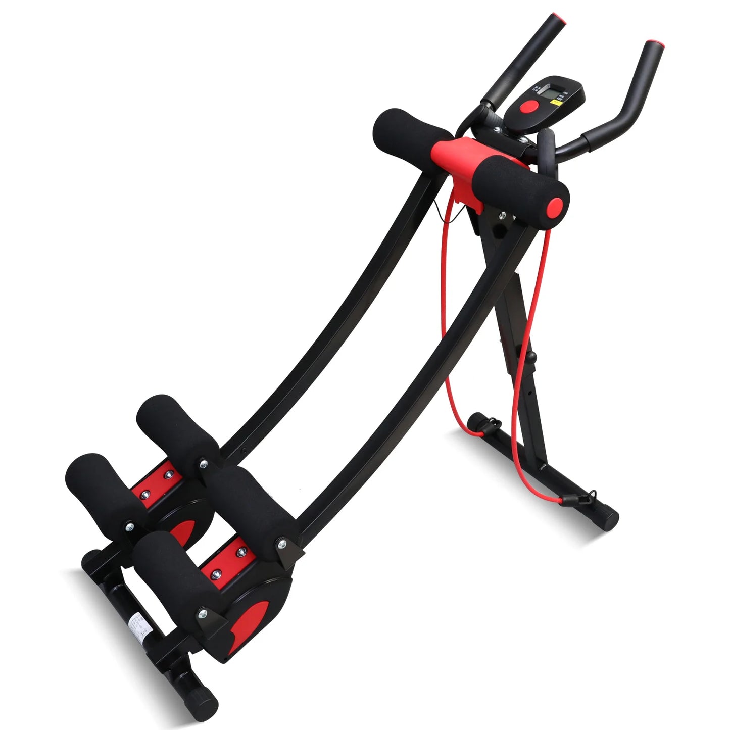 Monorail Ab Machine Ab Cruncher Fitness Trainer With Four Levels