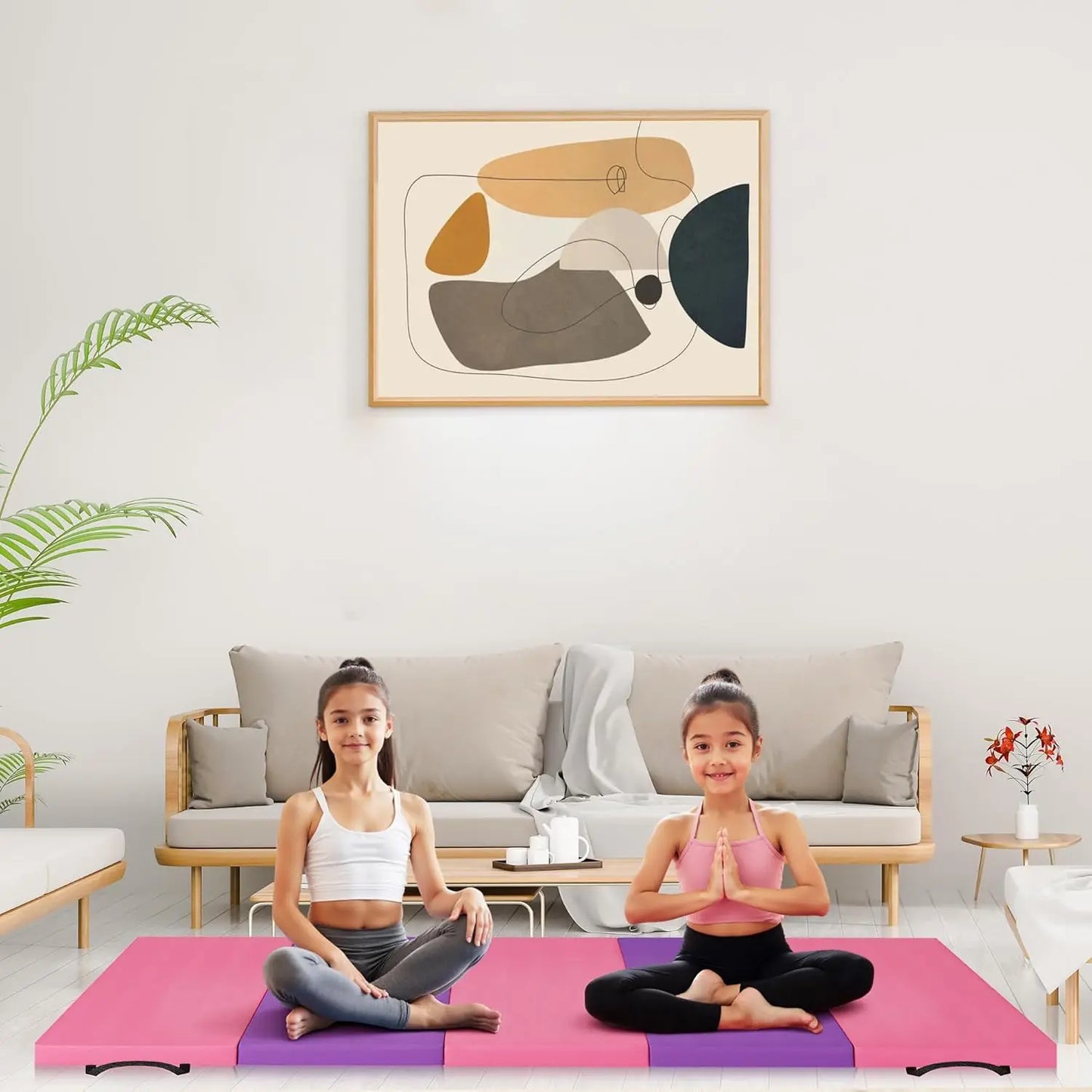 TWISTER.CK Folding Gym Mat Extra Firm High Density Non Slip