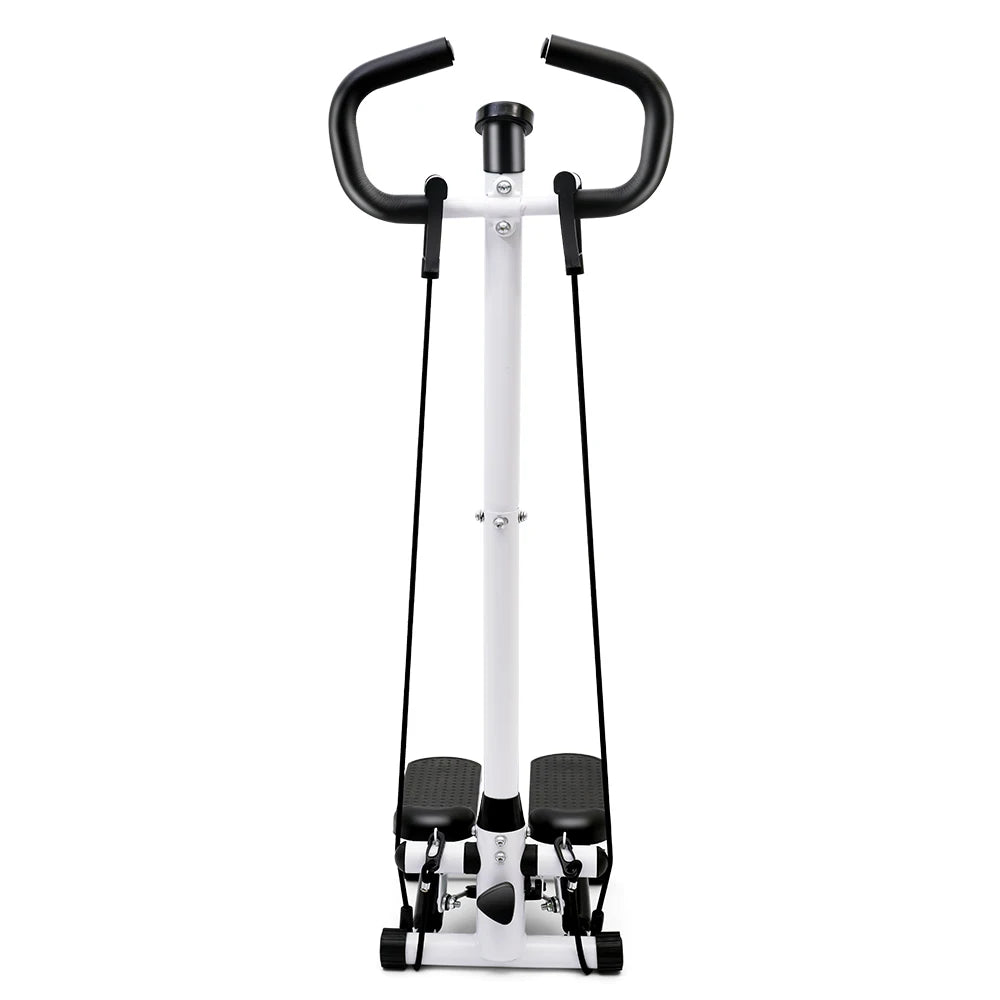 Home Fitness Stepper Machine With LCD Display And Resistance Bands