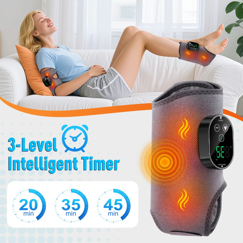 MOFAJIANG Electric Ankle And Wrist Massager With Hot Compress