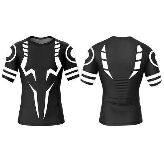 NONECN Jujutsu Kaisen Compression Tee Men Breathable Quick Dry