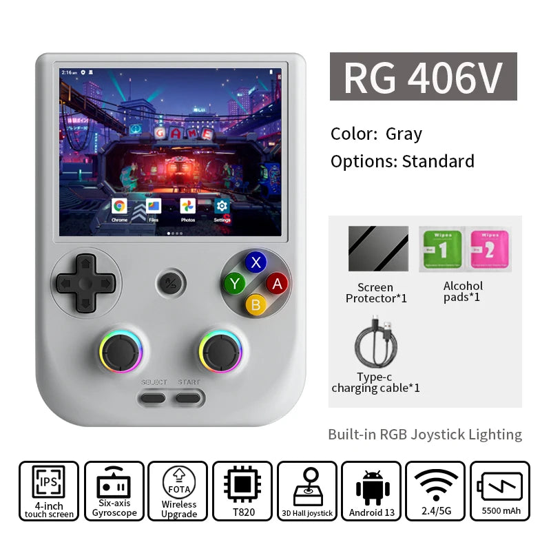 Anbernic RG406V Retro Handheld Console Multitouch WiFi